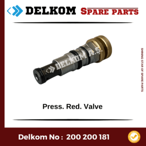 Press. Red. Valve