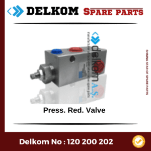 Press. Red. Valve