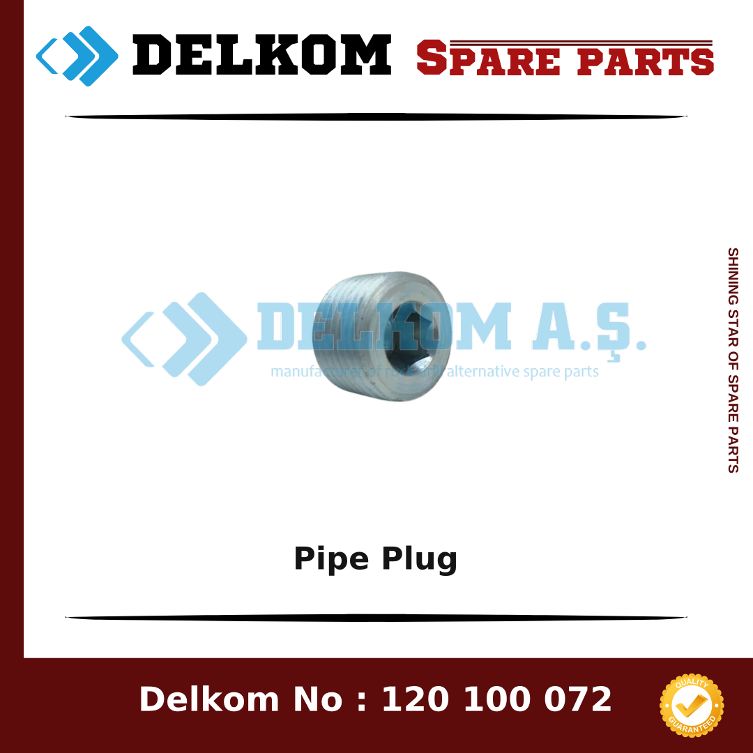 Atlas Copco Pipe Plug 3115 1825 00 - Drill Rig & Rock Drill Drifters Spare Parts Atlas Copco Pipe Plug spare part, OEM 3115 1825 00