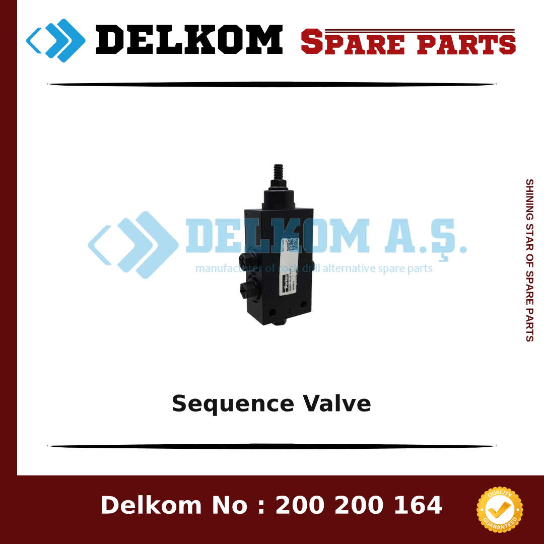 Atlas Copco Sequence Valve 3217 8014 03 - Drill Rig & Rock Drill Drifters Spare Parts Atlas Copco Sequence Valve spare part, OEM 3217 8014 03