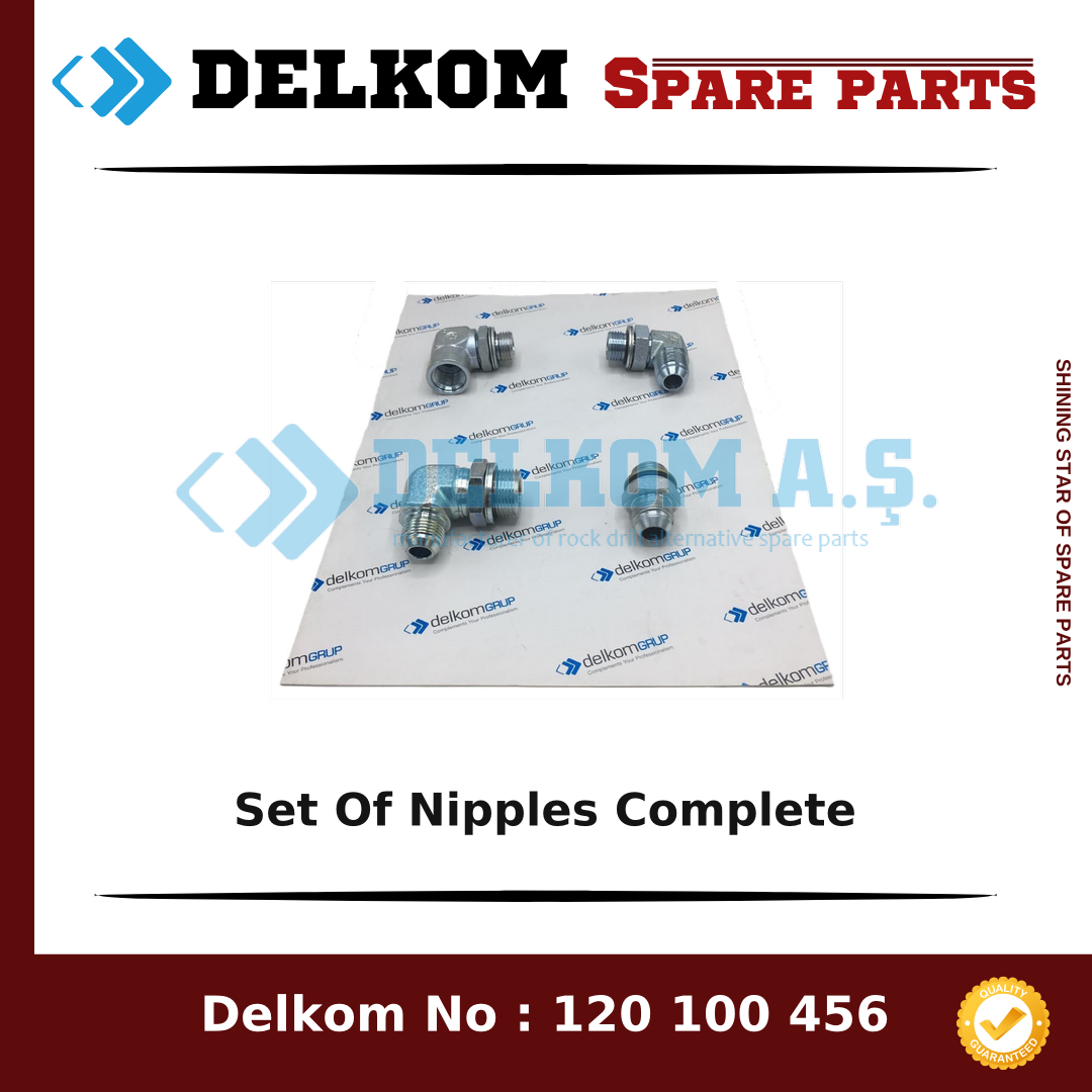 Atlas Copco Set Of Nipples Complete 3115 1603 91 - Drill Rig & Rock Drill Drifters Spare Parts Atlas Copco Set Of Nipples Complete spare part, OEM 3115 1603 91
