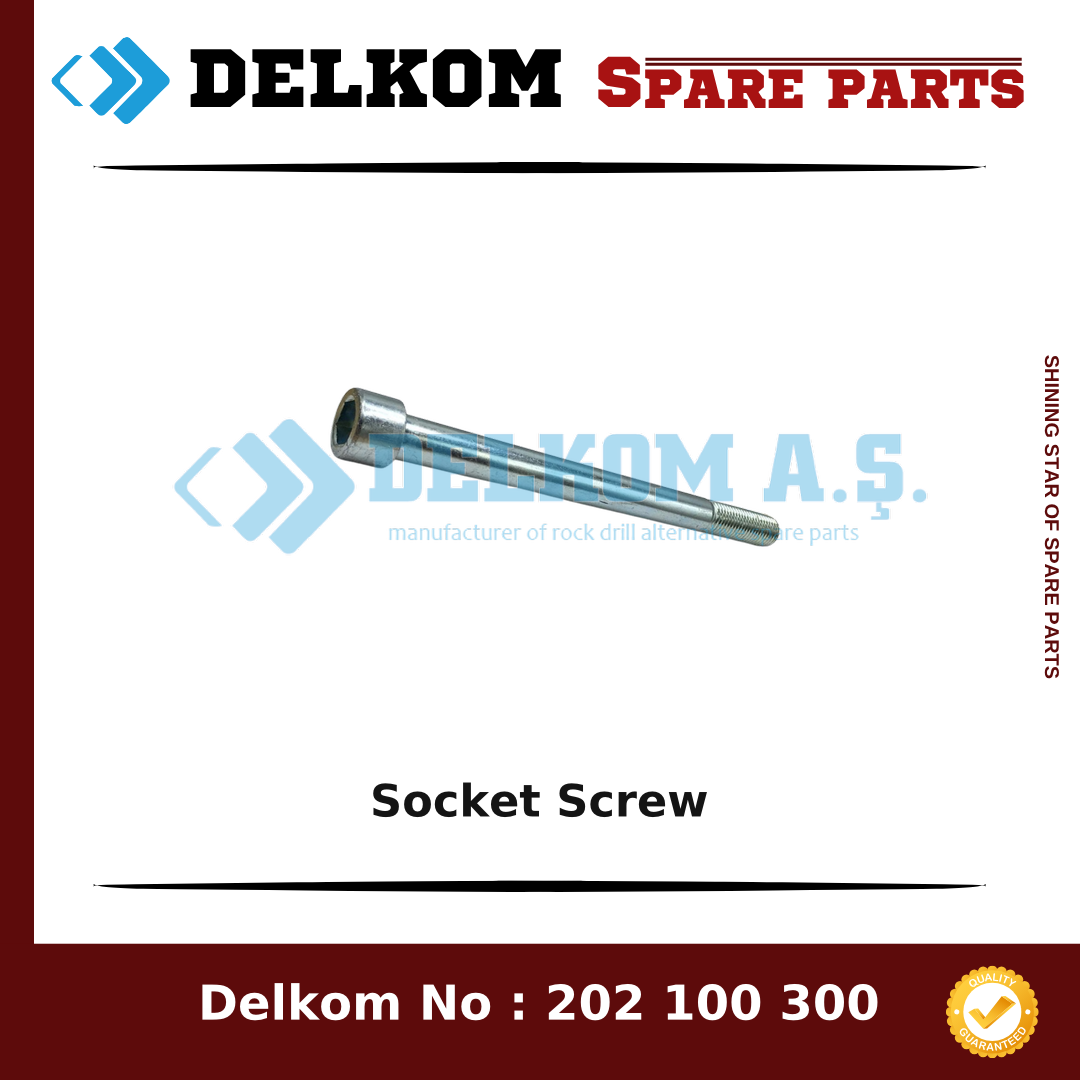 Atlas Copco Socket Screw 4350 2582 39 - Drill Rig & Rock Drill Drifters Spare Parts Atlas Copco Socket Screw spare part, OEM 4350 2582 39