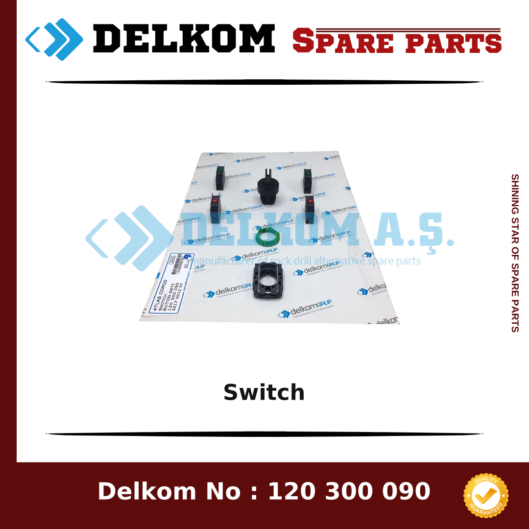 Atlas Copco Switch 3217 0012 57 - Drill Rig & Rock Drill Drifters Spare Parts Atlas Copco Switch spare part, OEM 3217 0012 57
