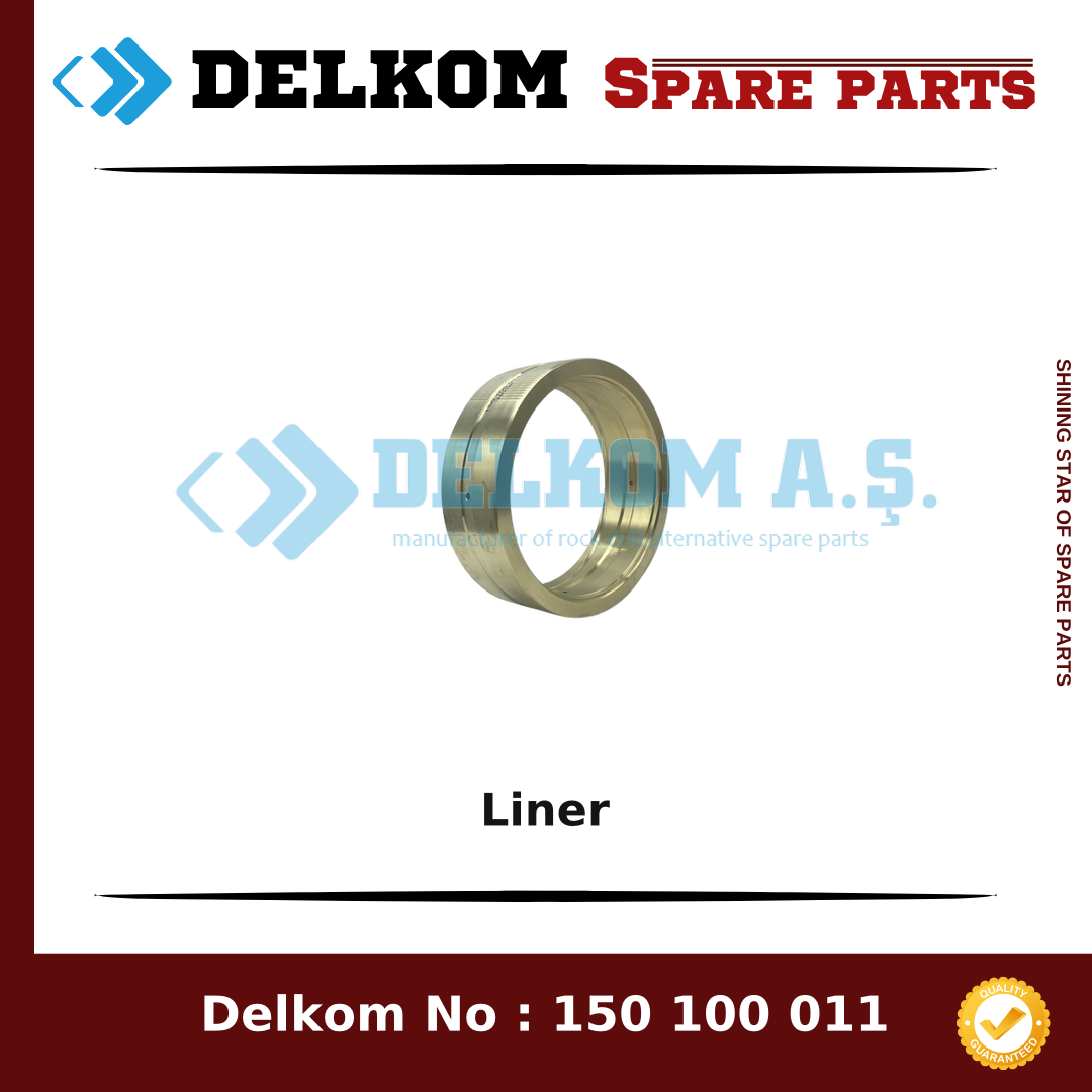 Dainong Liner 91-2001-13 - Drill Rig & Rock Drill Drifters Spare Parts Dainong Liner spare part, OEM 91-2001-13