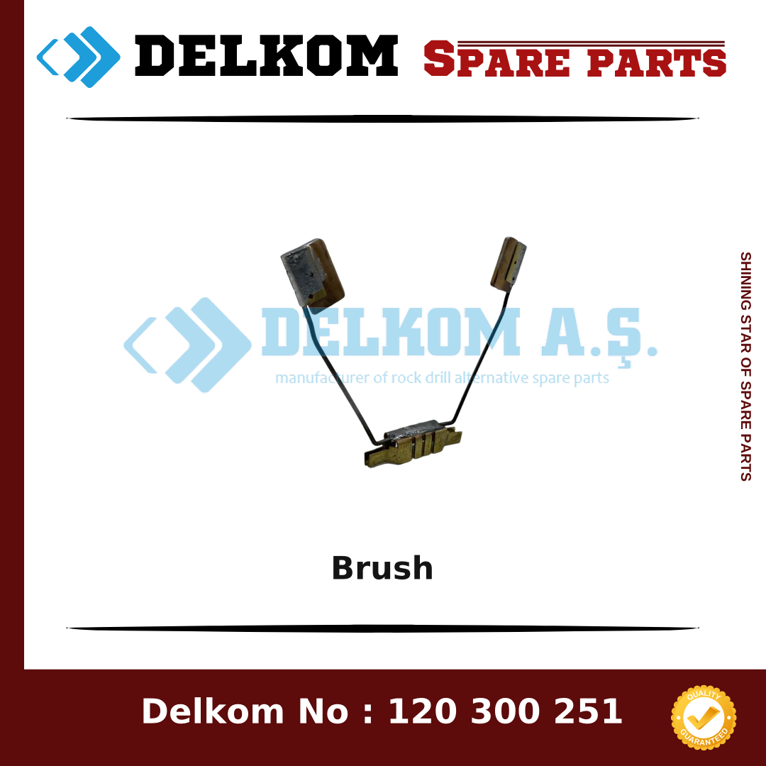 Epiroc Brush 5112 3183 24 - Drill Rig & Rock Drill Drifters Spare Parts Epiroc Brush spare part, OEM 5112 3183 24