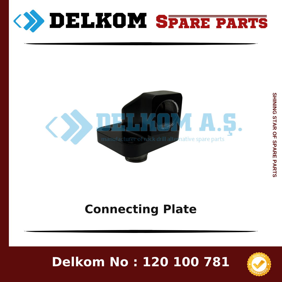 Epiroc Connecting Plate 3115 3444 00 - Drill Rig & Rock Drill Drifters Spare Parts Epiroc Connecting Plate spare part, OEM 3115 3444 00