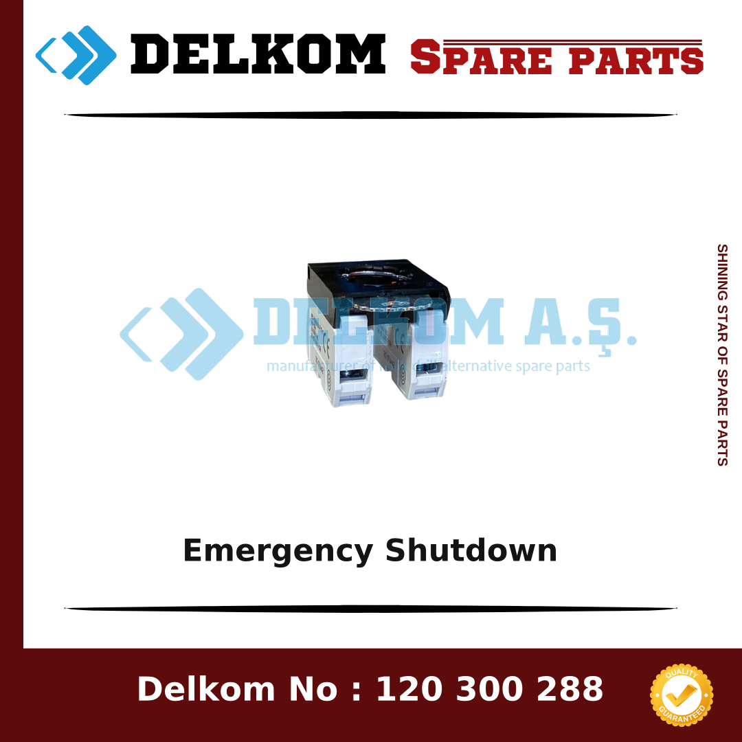 Epiroc Emergency Shutdown 3222 9894 00 - Drill Rig & Rock Drill Drifters Spare Parts Epiroc Emergency Shutdown spare part, OEM 3222 9894 00