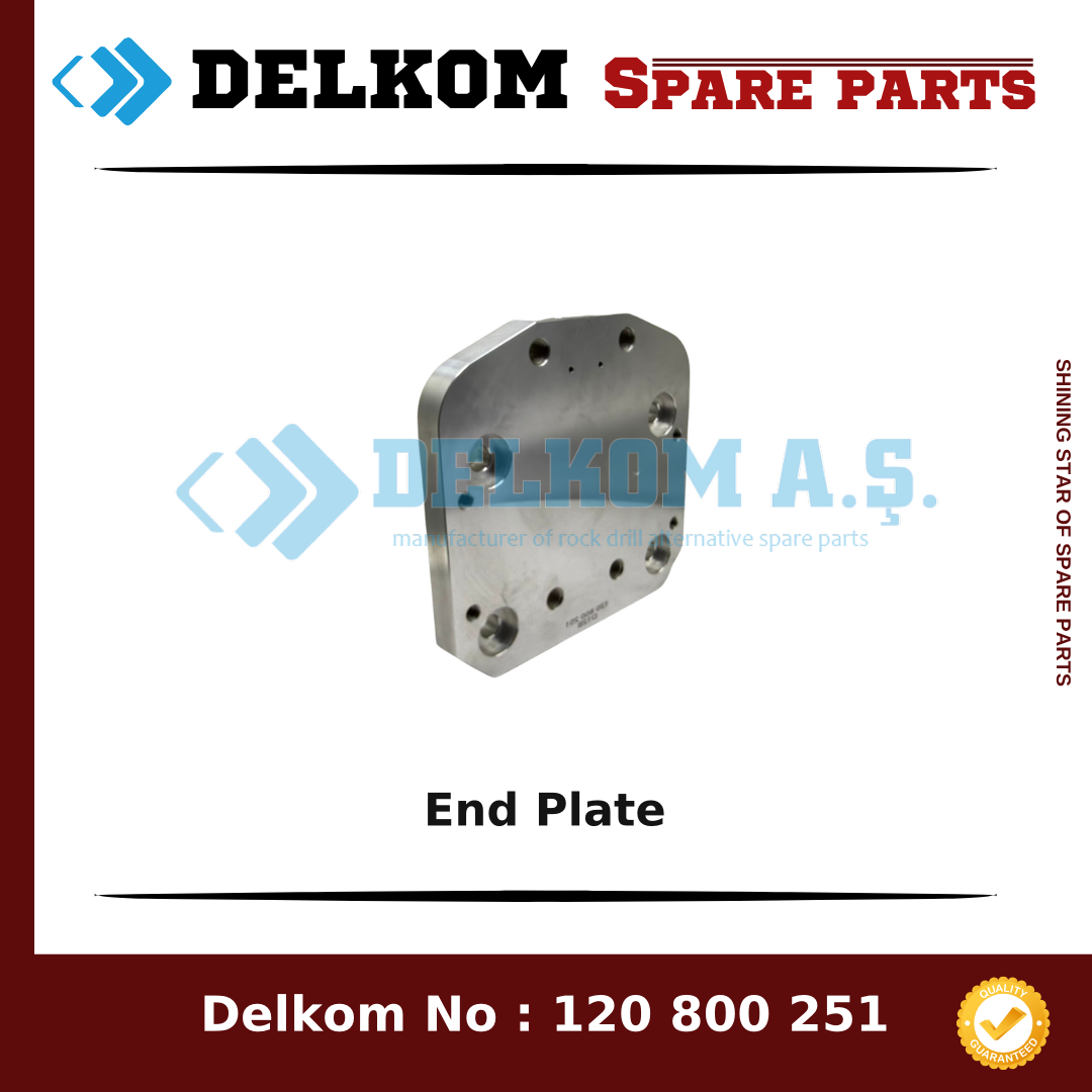 Epiroc End Plate 3128 3012 73 - Drill Rig & Rock Drill Drifters Spare Parts Epiroc End Plate spare part, OEM 3128 3012 73