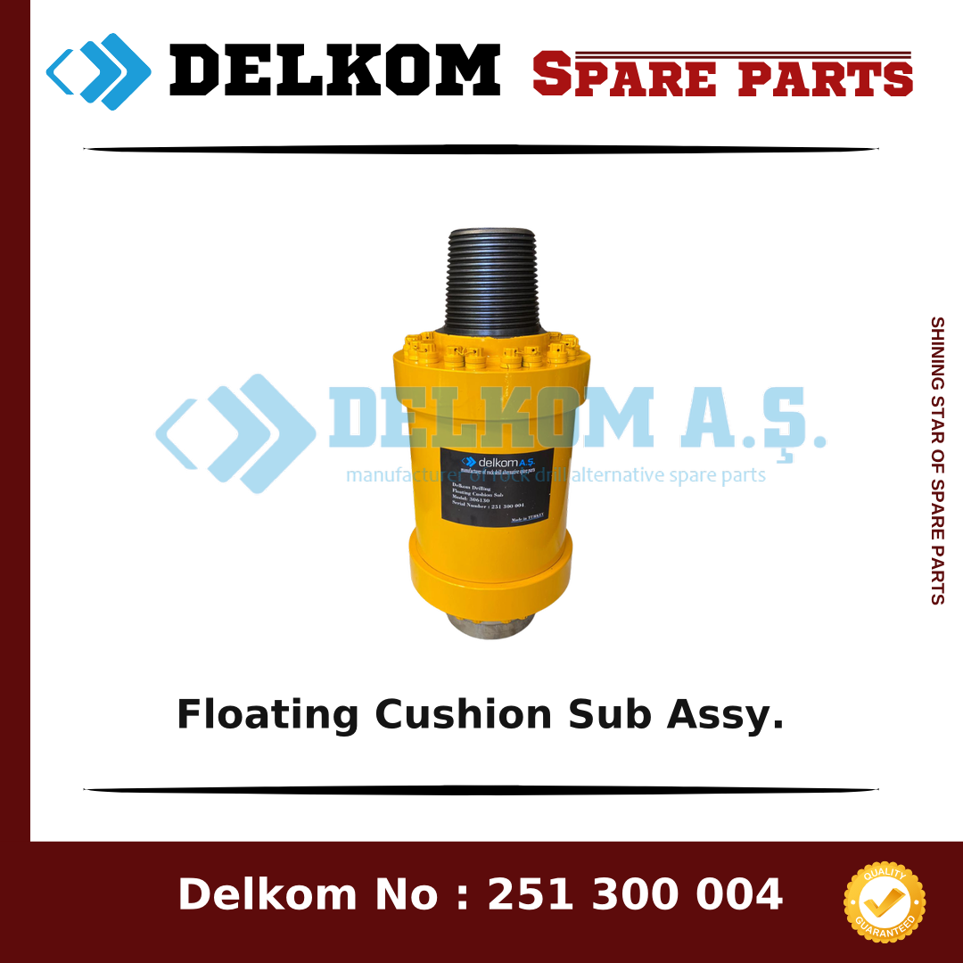 Epiroc Floating Cushion Sub Assy. 30613 - Drill Rig & Rock Drill Drifters Spare Parts Epiroc Floating Cushion Sub Assy. spare part, OEM 30613
