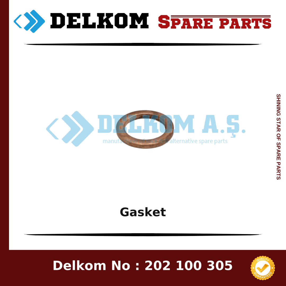 Epiroc Gasket 0653 9038 00 - Drill Rig & Rock Drill Drifters Spare Parts Epiroc Gasket spare part, OEM 0653 9038 00