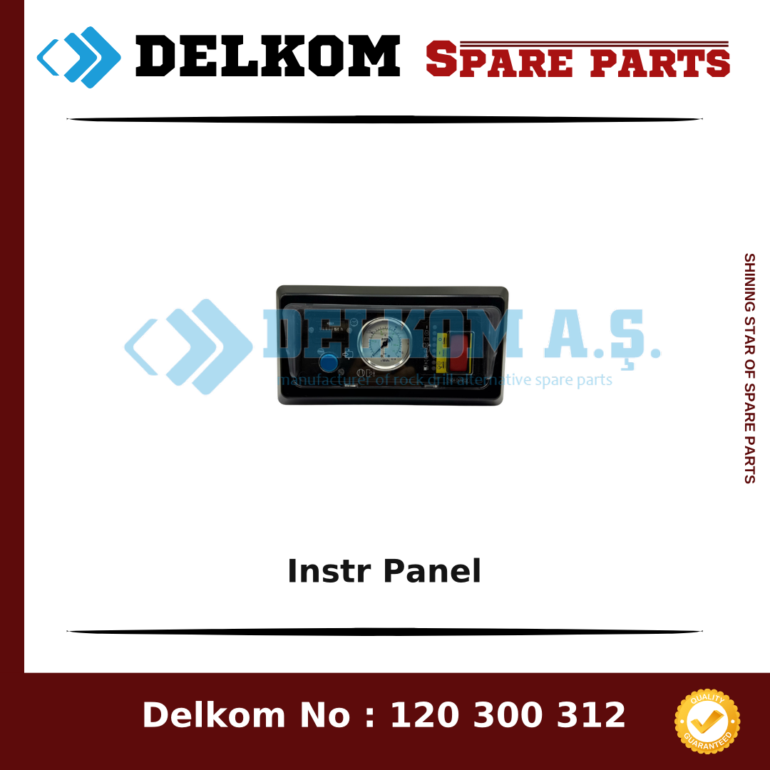 Epiroc Instr Panel 1604 0471 88 - Drill Rig & Rock Drill Drifters Spare Parts Epiroc Instr Panel spare part, OEM 1604 0471 88