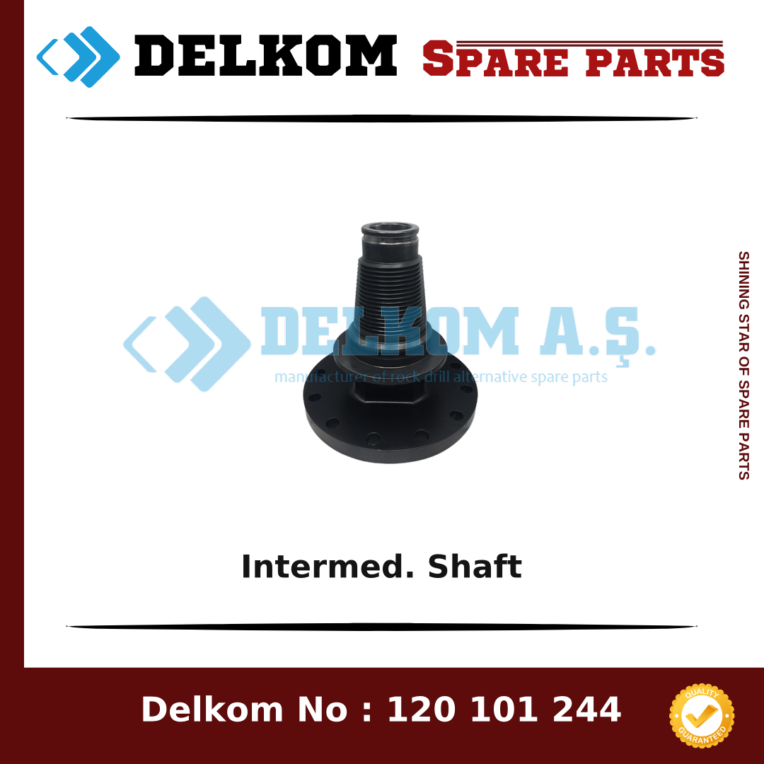 Epiroc Intermed. Shaft 4350 2650 07 - Drill Rig & Rock Drill Drifters Spare Parts Epiroc Intermed. Shaft spare part, OEM 4350 2650 07