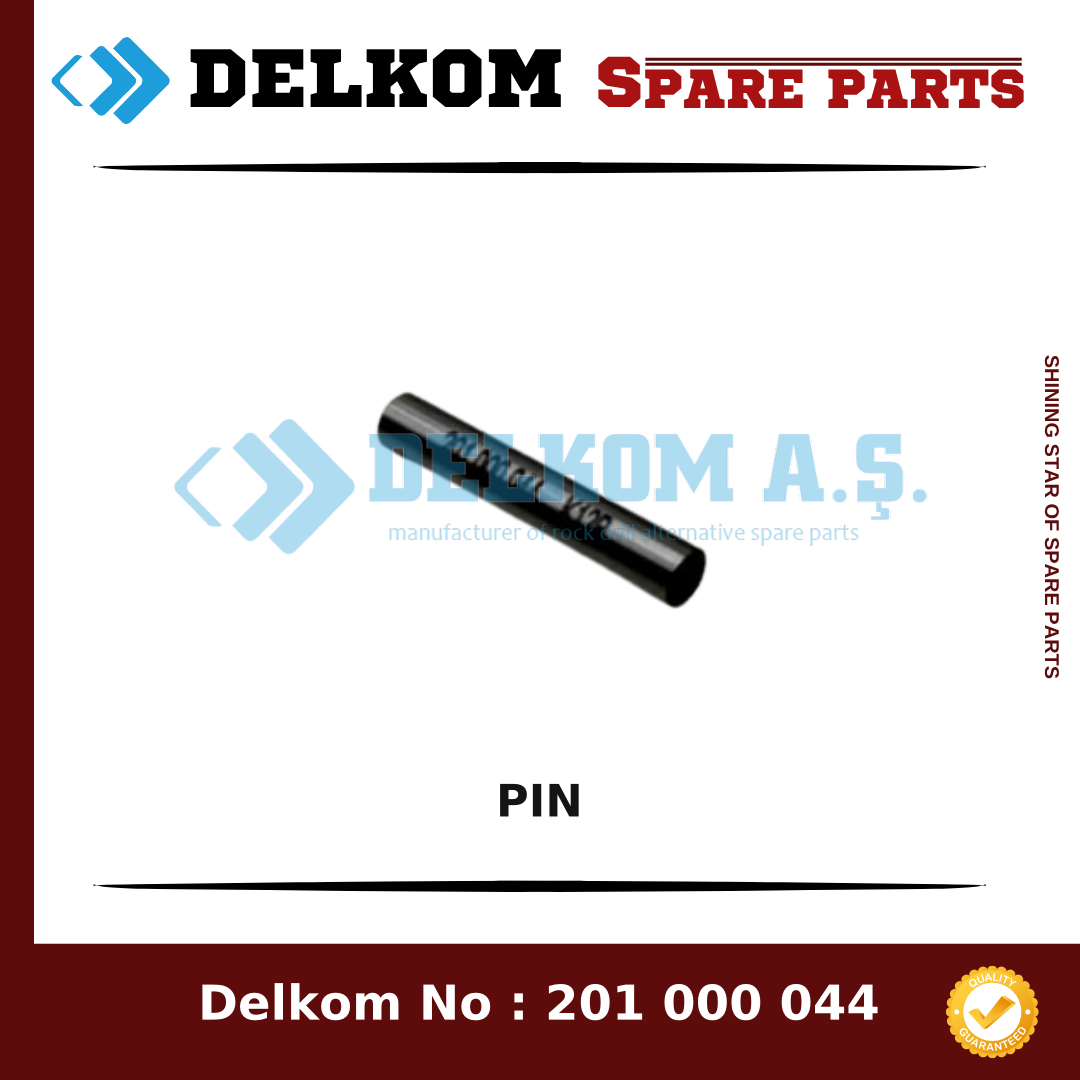 Epiroc PIN 0101 1951 28 - Drill Rig & Rock Drill Drifters Spare Parts Epiroc PIN spare part, OEM 0101 1951 28