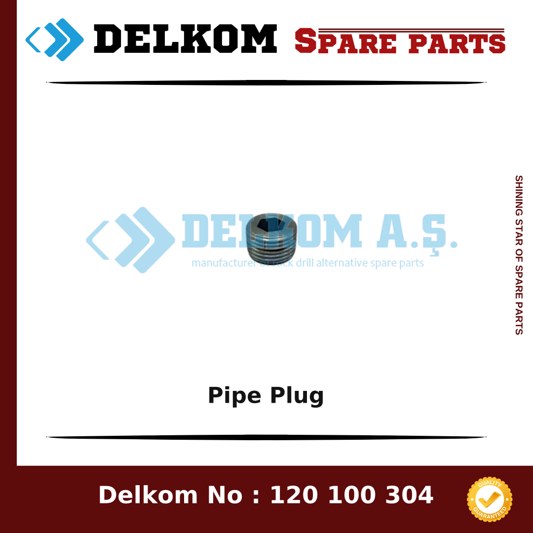 Epiroc Pipe Plug 3115 1460 00 - Drill Rig & Rock Drill Drifters Spare Parts Epiroc Pipe Plug spare part, OEM 3115 1460 00