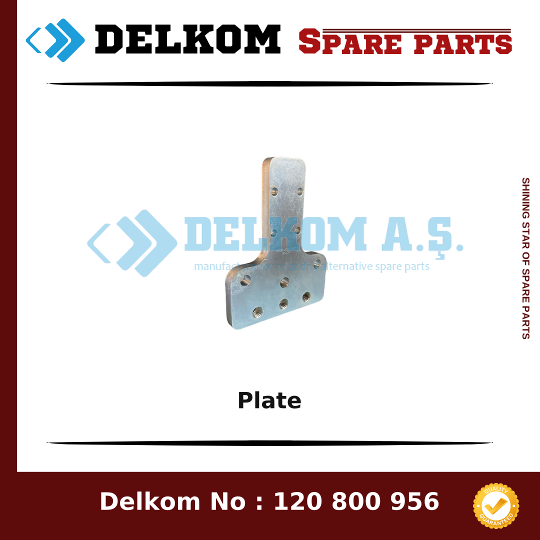 Epiroc Plate 3128 0026 89 - Drill Rig & Rock Drill Drifters Spare Parts Epiroc Plate spare part, OEM 3128 0026 89