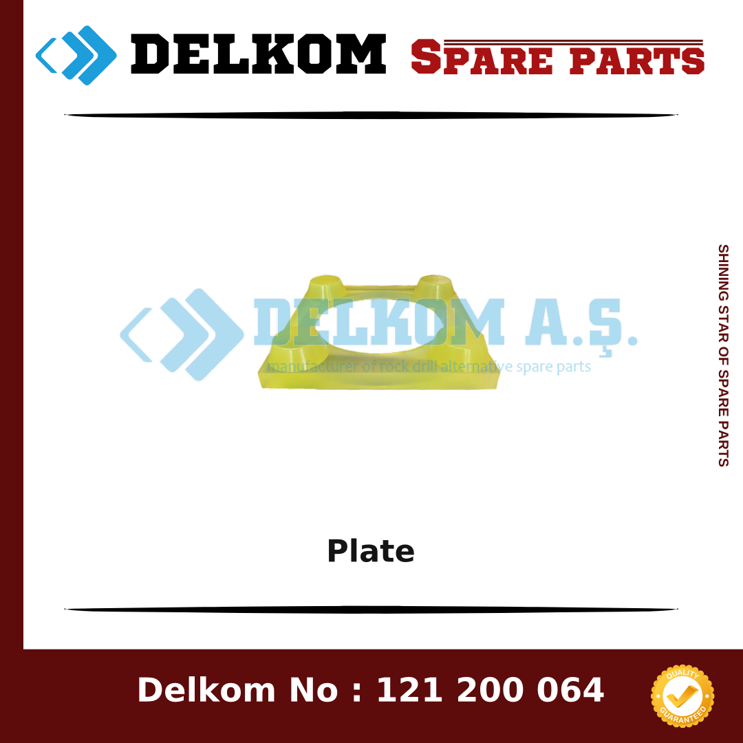 Epiroc Plate 3363 0938 77 - Drill Rig & Rock Drill Drifters Spare Parts Epiroc Plate spare part, OEM 3363 0938 77