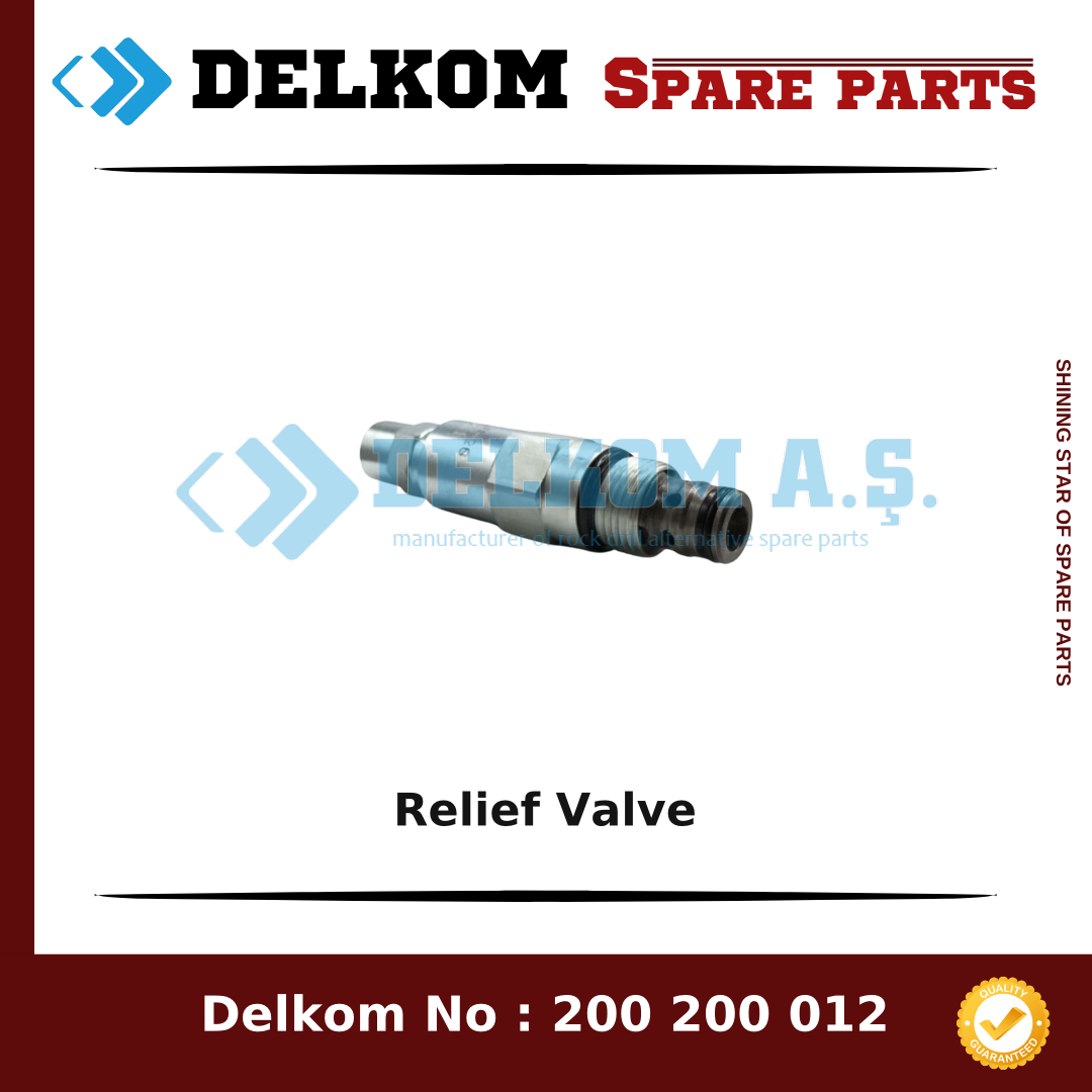 Epiroc Relief Valve 2653 2943 36 - Drill Rig & Rock Drill Drifters Spare Parts Epiroc Relief Valve spare part, OEM 2653 2943 36