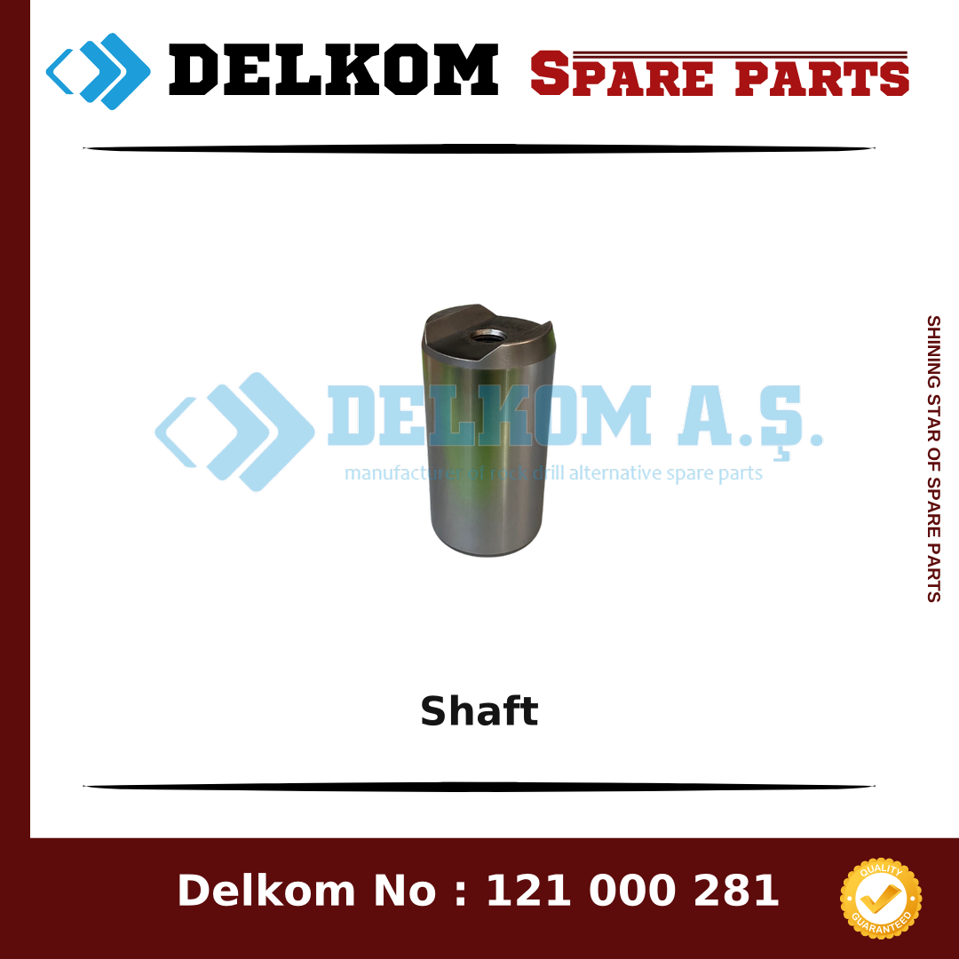 Epiroc Shaft 5112 3037 00 - Drill Rig & Rock Drill Drifters Spare Parts Epiroc Shaft spare part, OEM 5112 3037 00