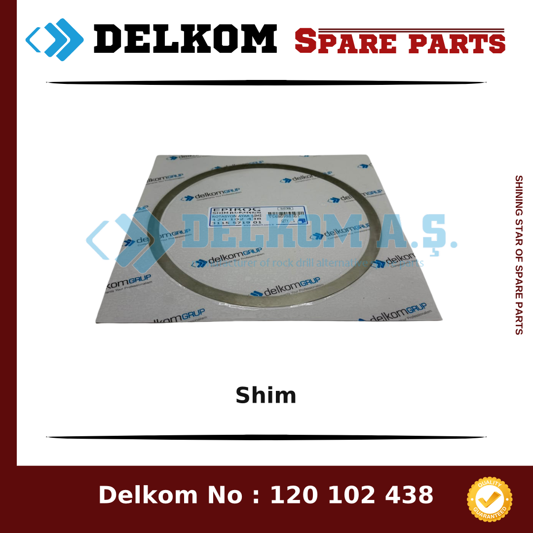 Epiroc Shim 3115 5719 01 - Drill Rig & Rock Drill Drifters Spare Parts Epiroc Shim spare part, OEM 3115 5719 01