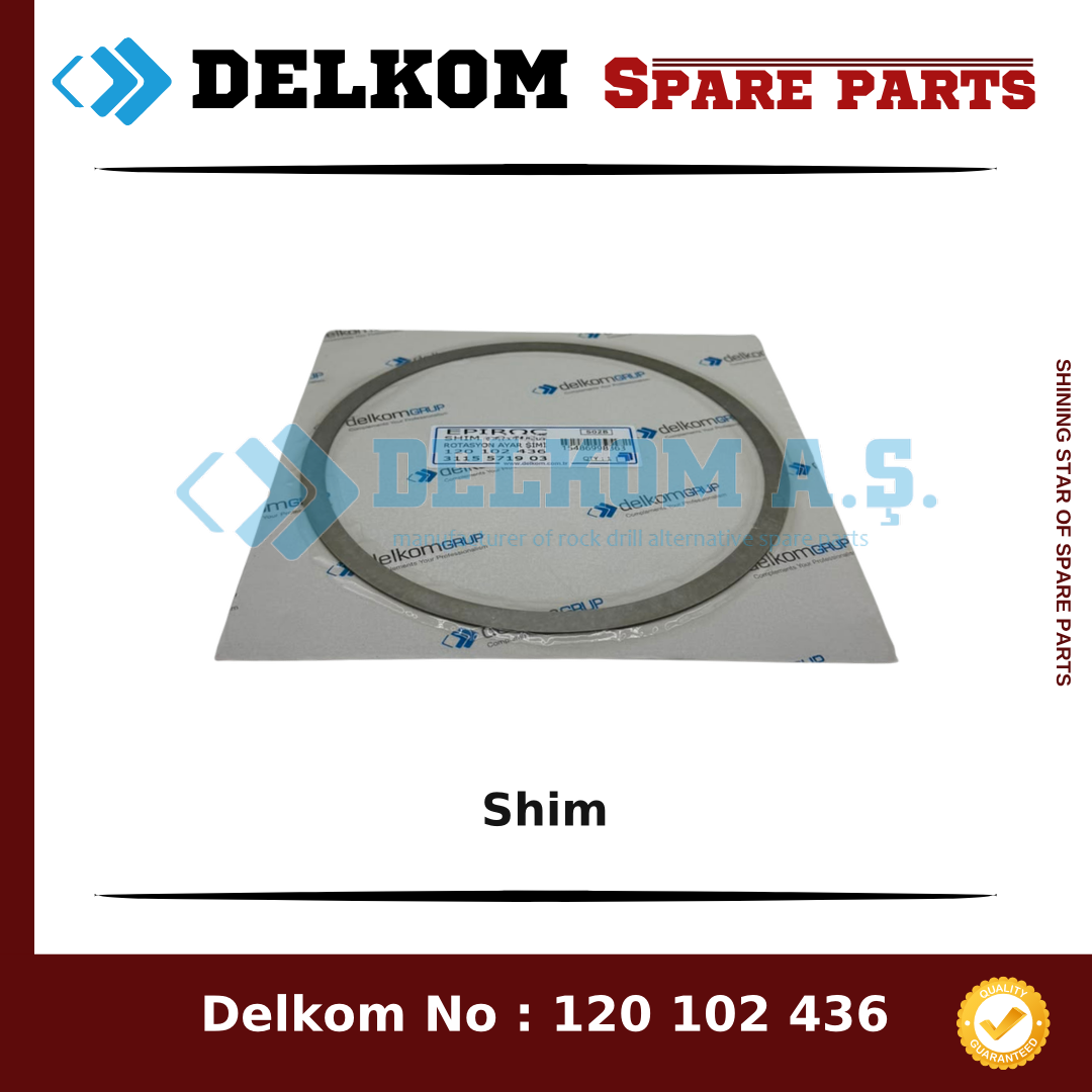 Epiroc Shim 3115 5719 03 - Drill Rig & Rock Drill Drifters Spare Parts Epiroc Shim spare part, OEM 3115 5719 03