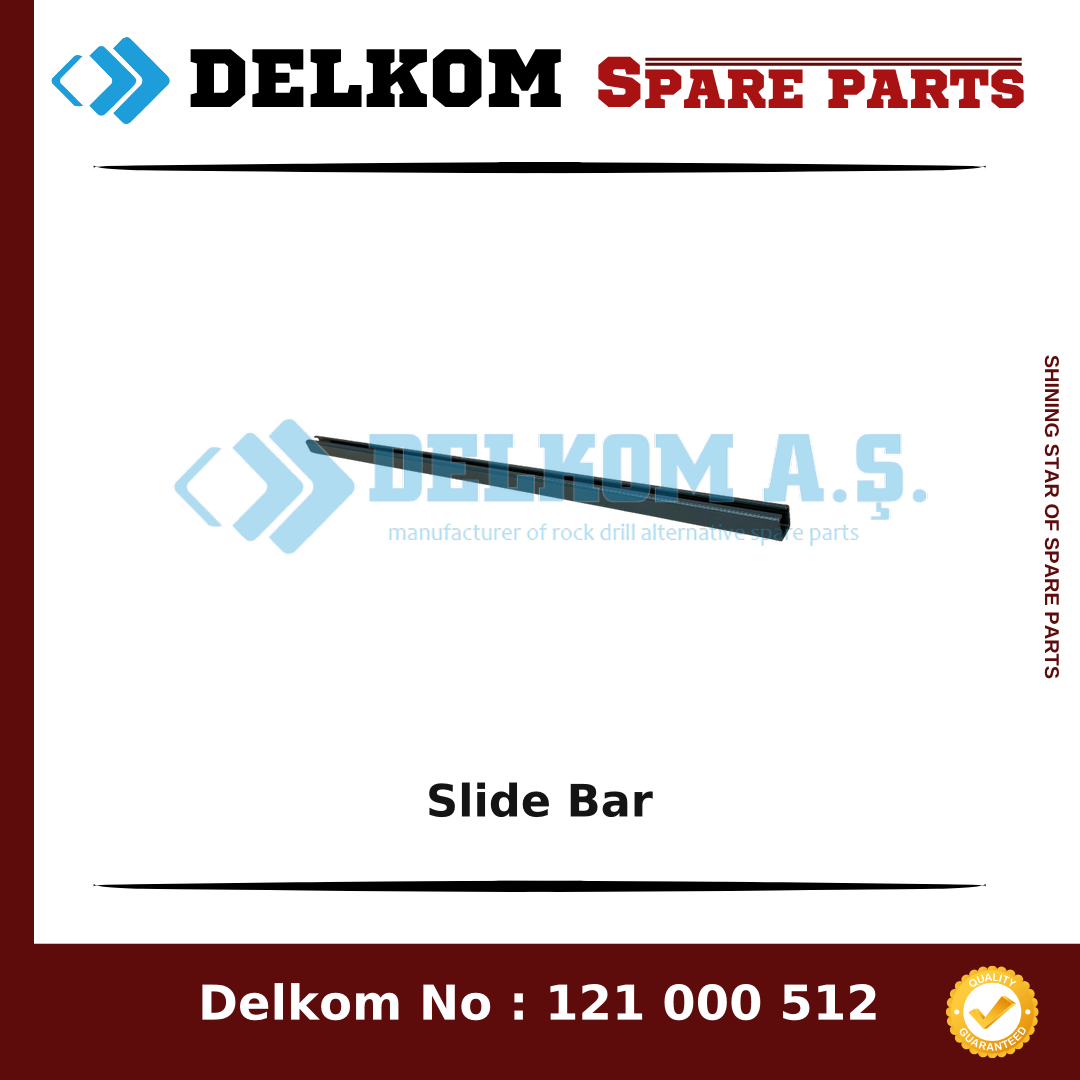 Epiroc Slide Bar 3222 9861 68 - Drill Rig & Rock Drill Drifters Spare Parts Epiroc Slide Bar spare part, OEM 3222 9861 68