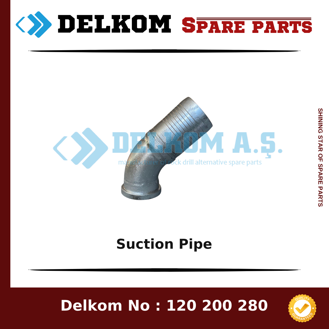 Epiroc Suction Pipe 3222 3235 66 - Drill Rig & Rock Drill Drifters Spare Parts Epiroc Suction Pipe spare part, OEM 3222 3235 66