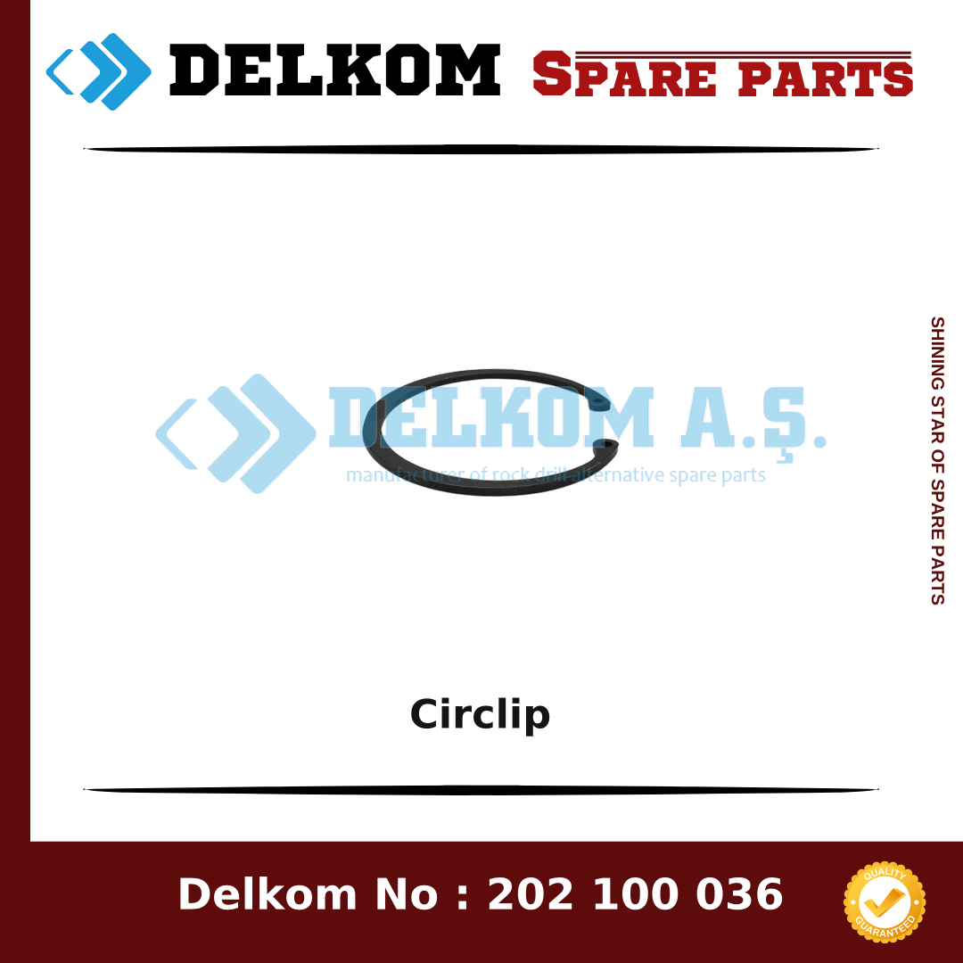 Furukawa Circlip 800 957 69 - Drill Rig & Rock Drill Drifters Spare Parts Furukawa Circlip spare part, OEM 800 957 69