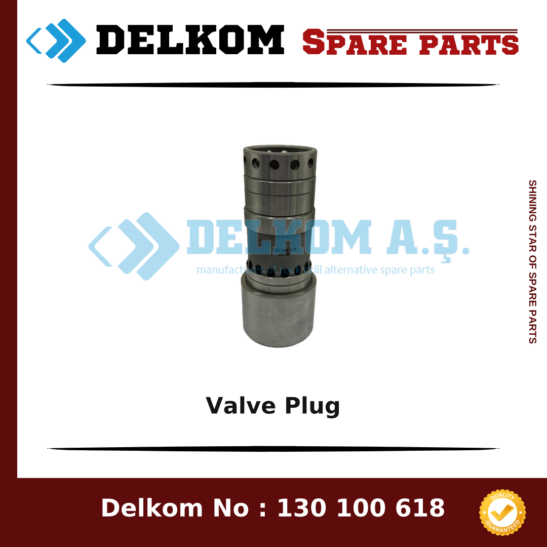Furukawa Valve Plug HD609-01311 - Drill Rig & Rock Drill Drifters Spare Parts Furukawa Valve Plug spare part, OEM HD609-01311