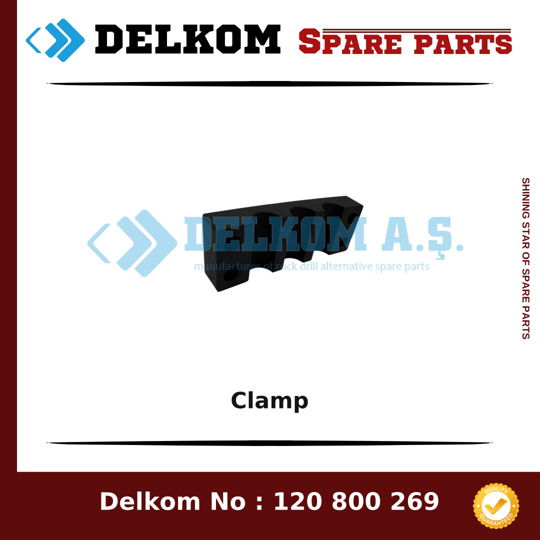 Ingersoll Rand Clamp 2651 1013 92 - Drill Rig & Rock Drill Drifters Spare Parts Ingersoll Rand Clamp spare part, OEM 2651 1013 92
