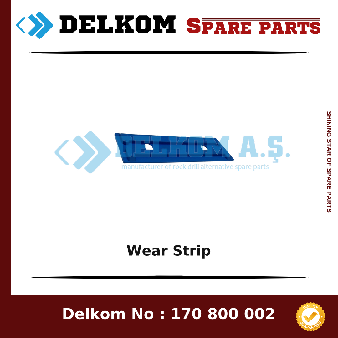 Mine Master Wear Strip G3131001 - Drill Rig & Rock Drill Drifters Spare Parts Mine Master Wear Strip spare part, OEM G3131001