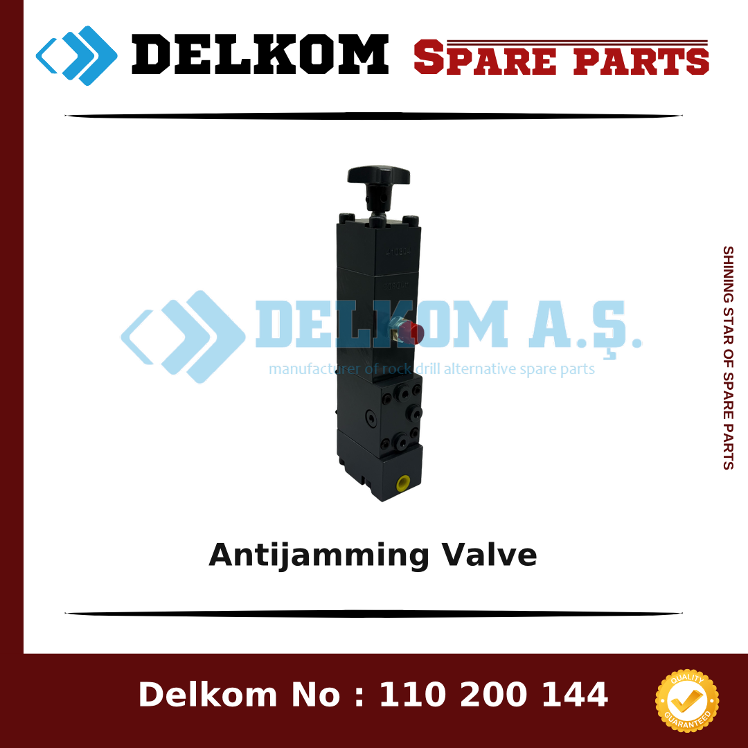 Mining Equipments Antijamming Valve 550 885 55 - Drill Rig & Rock Drill Drifters Spare Parts Mining Equipments Antijamming Valve spare part, OEM 550 885 55