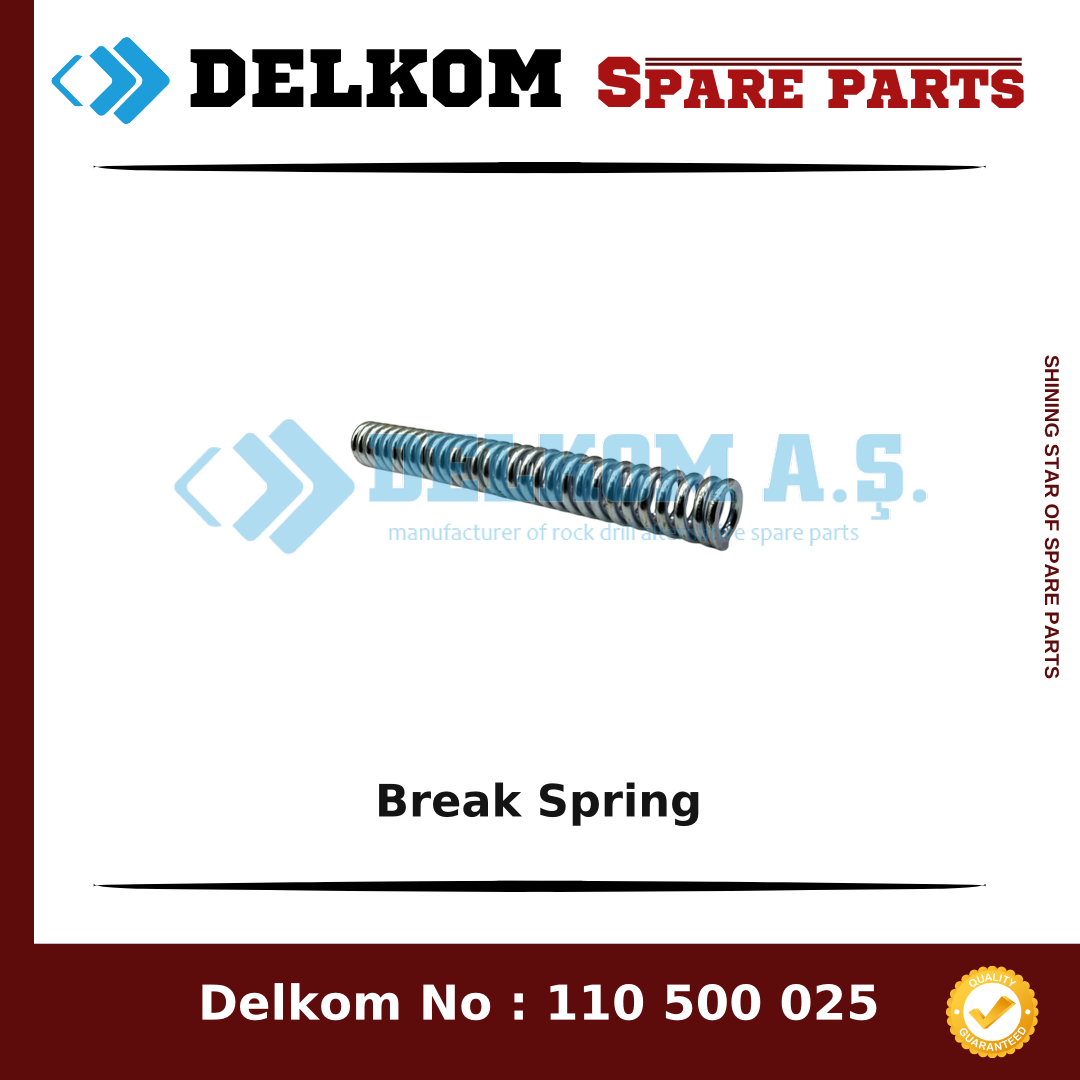 Mining Equipments Break Spring 884 124 99 - Drill Rig & Rock Drill Drifters Spare Parts Mining Equipments Break Spring spare part, OEM 884 124 99