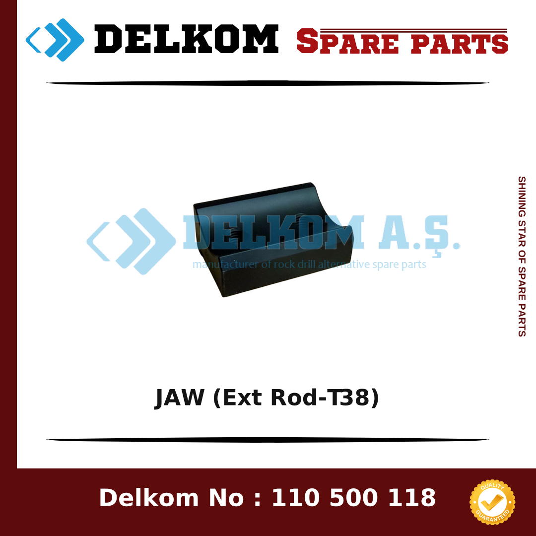 Mining Equipments JAW (Ext Rod-T38) 550 027 07 - Drill Rig & Rock Drill Drifters Spare Parts Mining Equipments JAW (Ext Rod-T38) spare part, OEM 550 027 07