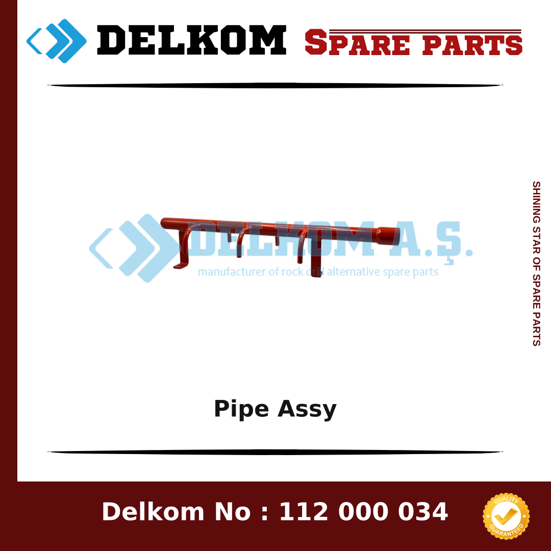 Mining Equipments Pipe Assy 550 519 78 - Drill Rig & Rock Drill Drifters Spare Parts Mining Equipments Pipe Assy spare part, OEM 550 519 78