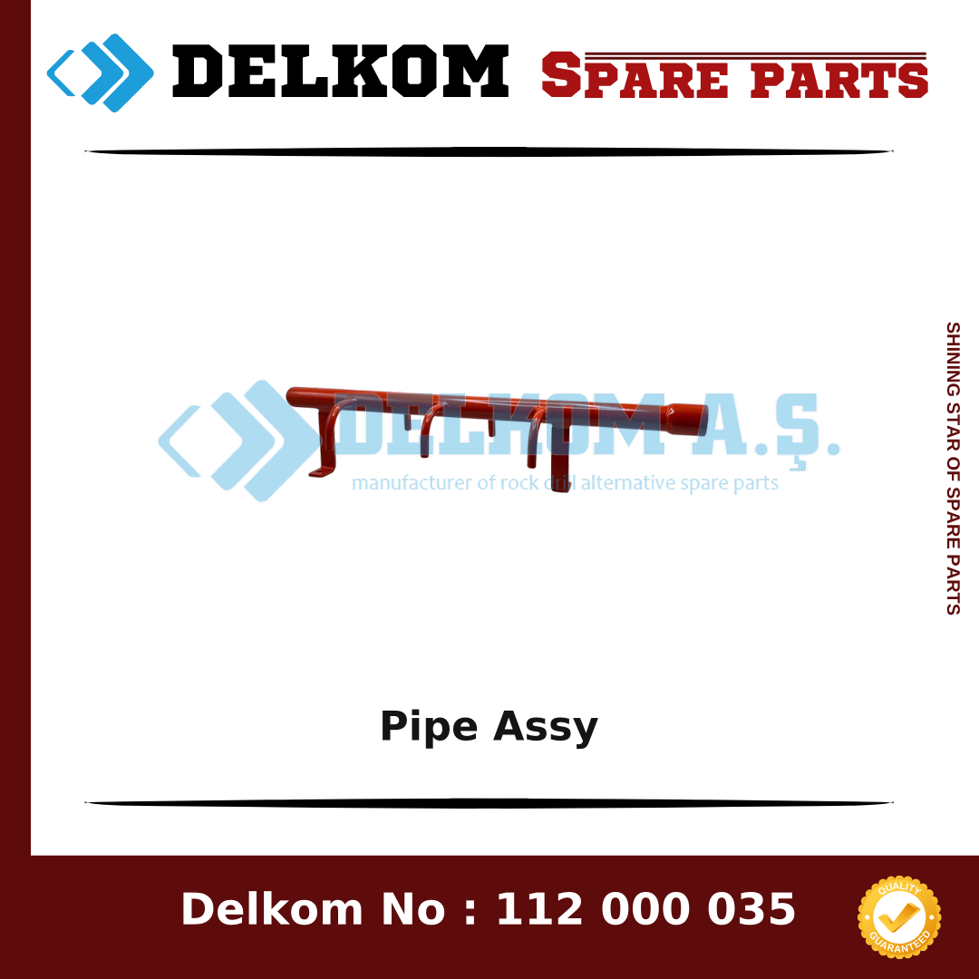 Mining Equipments Pipe Assy 550 519 82 - Drill Rig & Rock Drill Drifters Spare Parts Mining Equipments Pipe Assy spare part, OEM 550 519 82