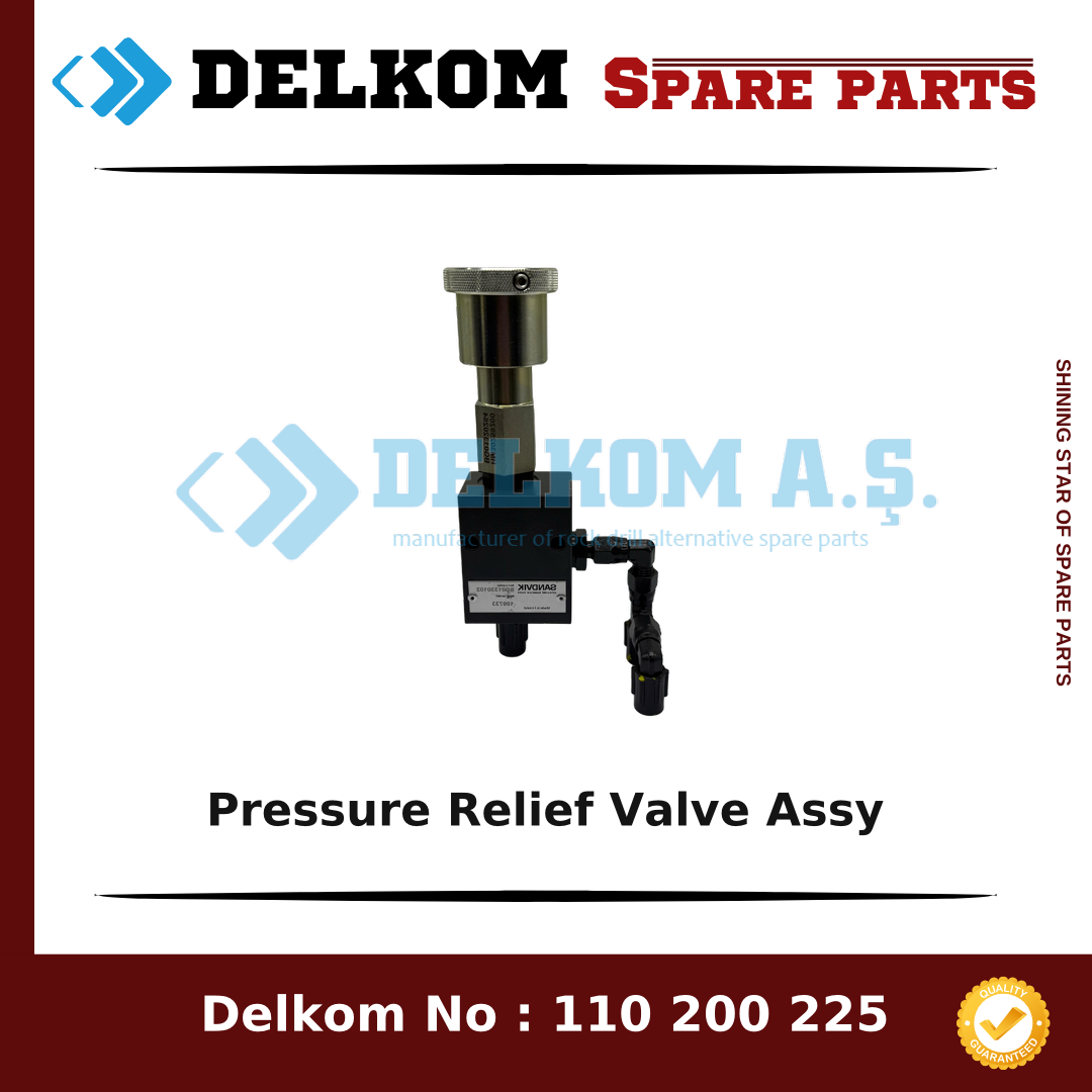 Mining Equipments Pressure Relief Valve Assy BG01330102 - Drill Rig & Rock Drill Drifters Spare Parts Mining Equipments Pressure Relief Valve Assy spare part, OEM BG01330102