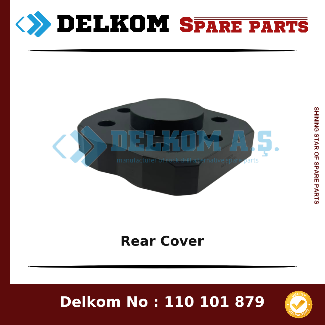 Mining Equipments Rear Cover 550 972 89 - Drill Rig & Rock Drill Drifters Spare Parts Mining Equipments Rear Cover spare part, OEM 550 972 89