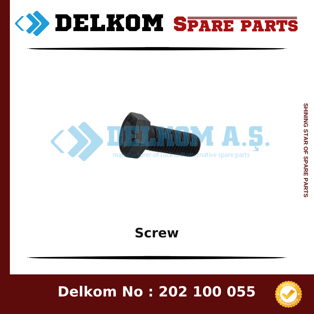 Mining Equipments Screw 800 448 49 - Drill Rig & Rock Drill Drifters Spare Parts Mining Equipments Screw spare part, OEM 800 448 49