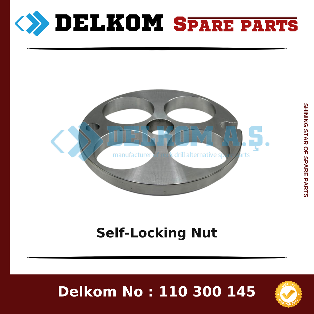 Mining Equipments Self-Locking Nut 110 300 145 - Drill Rig & Rock Drill Drifters Spare Parts Mining Equipments Self-Locking Nut spare part, OEM 110 300 145