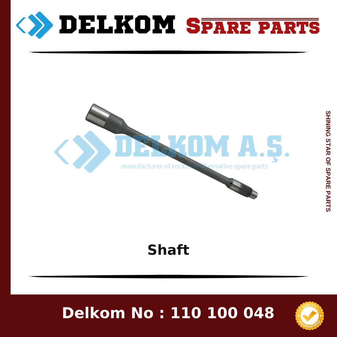 Mining Equipments Shaft 153 733 88 - Drill Rig & Rock Drill Drifters Spare Parts Mining Equipments Shaft spare part, OEM 153 733 88
