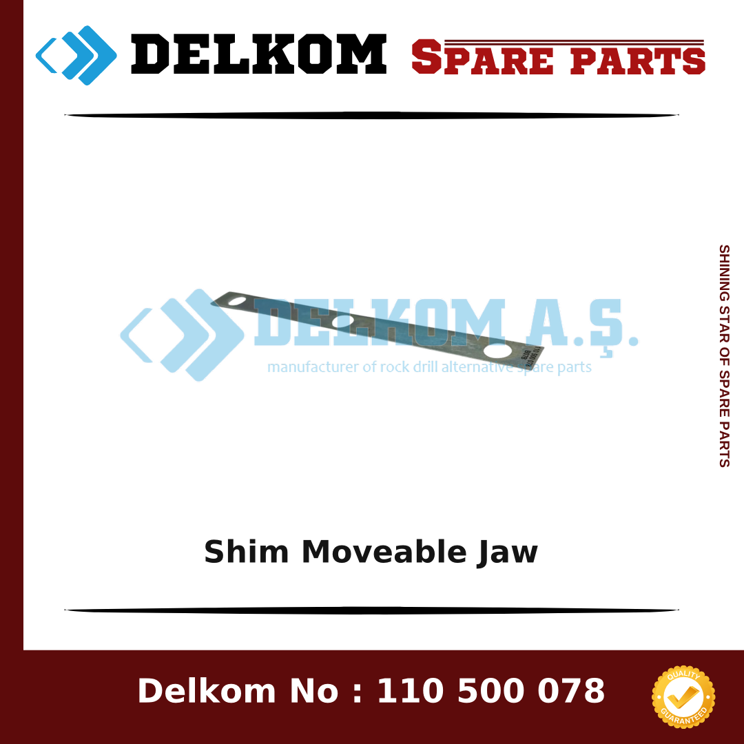 Mining Equipments Shim Moveable Jaw 134 389 38 - Drill Rig & Rock Drill Drifters Spare Parts Mining Equipments Shim Moveable Jaw spare part, OEM 134 389 38