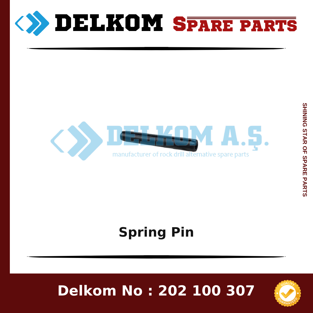 Mining Equipments Spring Pin 800 087 49 - Drill Rig & Rock Drill Drifters Spare Parts Mining Equipments Spring Pin spare part, OEM 800 087 49