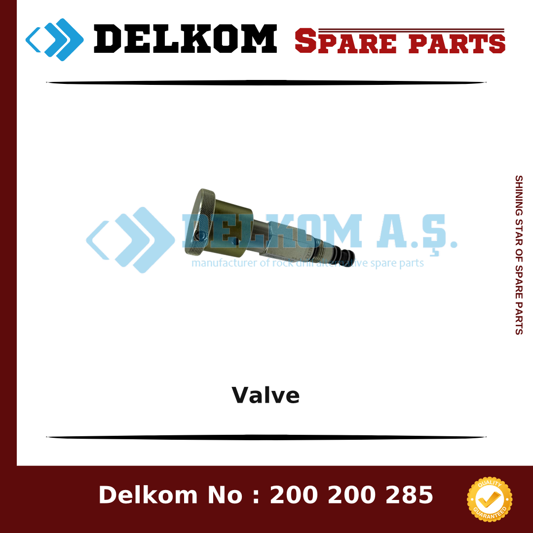 Mining Equipments Valve BG01320284 - Drill Rig & Rock Drill Drifters Spare Parts Mining Equipments Valve spare part, OEM BG01320284