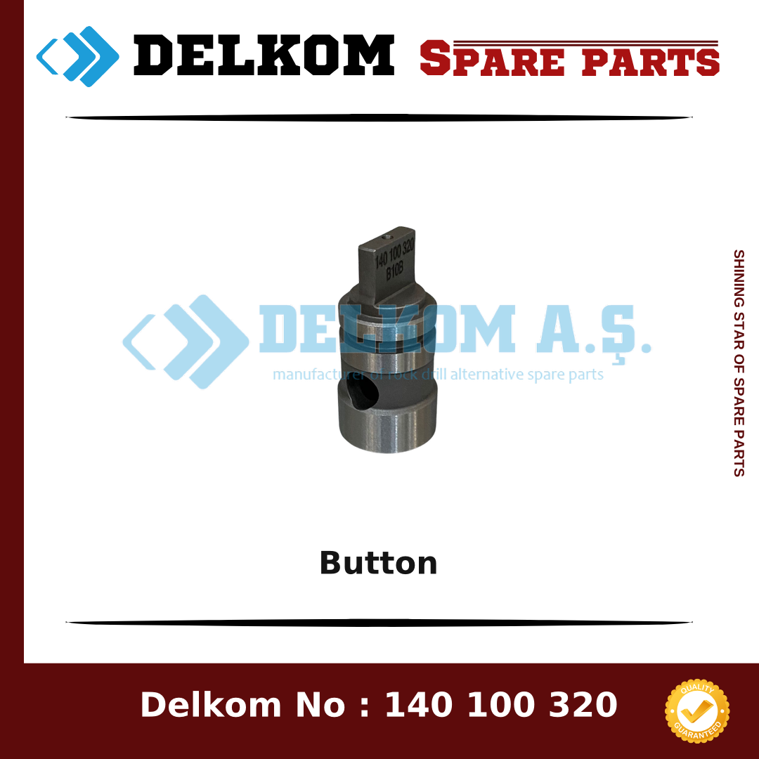 Montabert Button 2686 3129 72 - Drill Rig & Rock Drill Drifters Spare Parts Montabert Button spare part, OEM 2686 3129 72