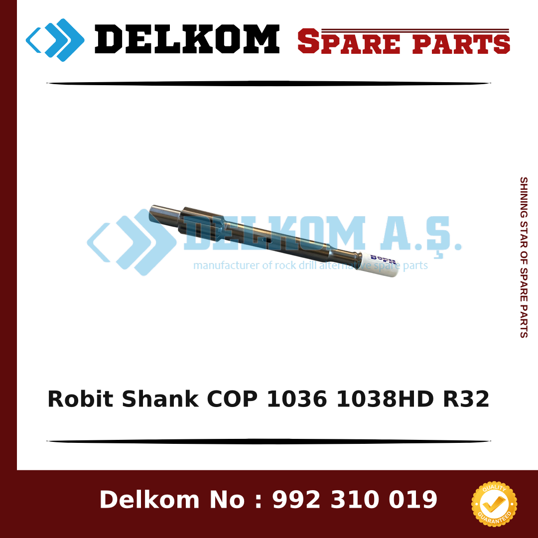 Robit Shank COP 1036 1038HD R32 06F-07-2429 - Drill Rig & Rock Drill Drifters Spare Parts Robit Shank COP 1036 1038HD R32 spare part, OEM 06F-07-2429