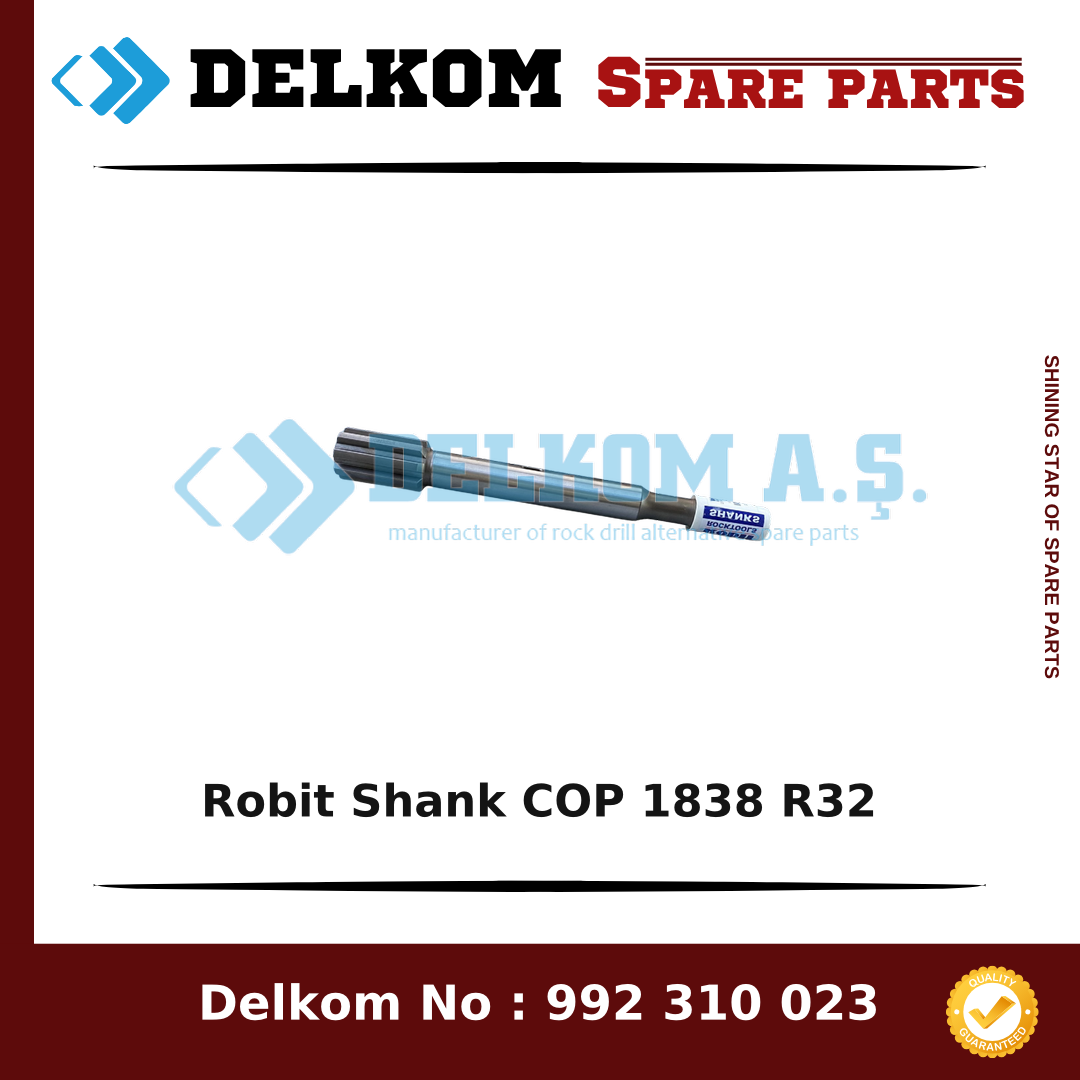 Robit Shank COP 1838 R32 06F-07-2431 - Drill Rig & Rock Drill Drifters Spare Parts Robit Shank COP 1838 R32 spare part, OEM 06F-07-2431