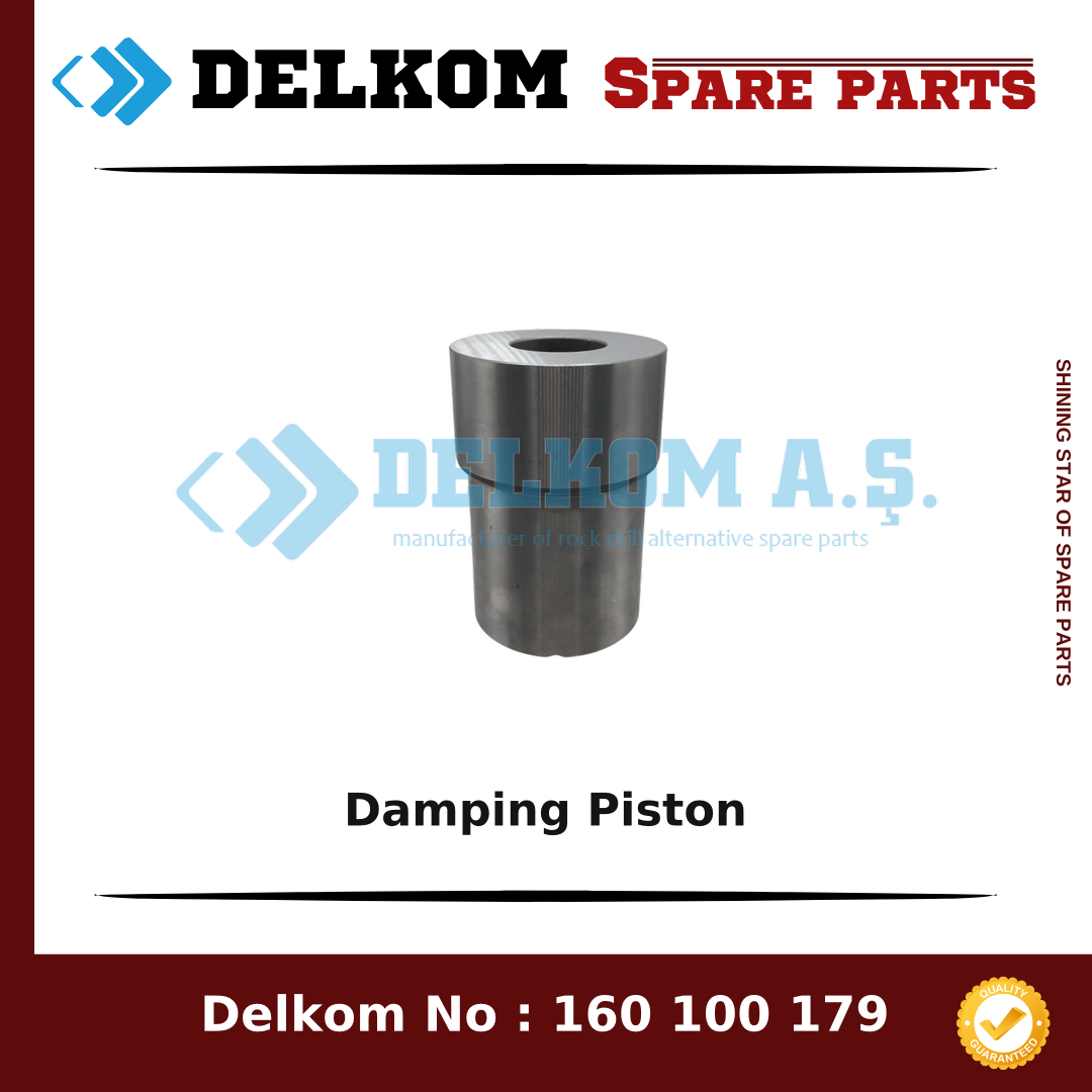 Soosan Damping Piston 160 100 179 - Drill Rig & Rock Drill Drifters Spare Parts Soosan Damping Piston spare part, OEM 160 100 179