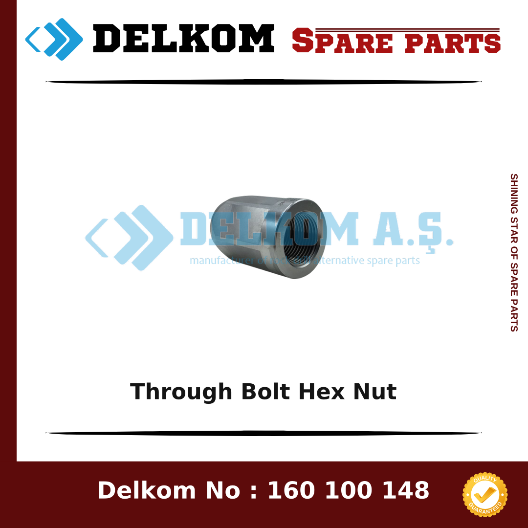Soosan Through Bolt Hex Nut N78131 - Drill Rig & Rock Drill Drifters Spare Parts Soosan Through Bolt Hex Nut spare part, OEM N78131