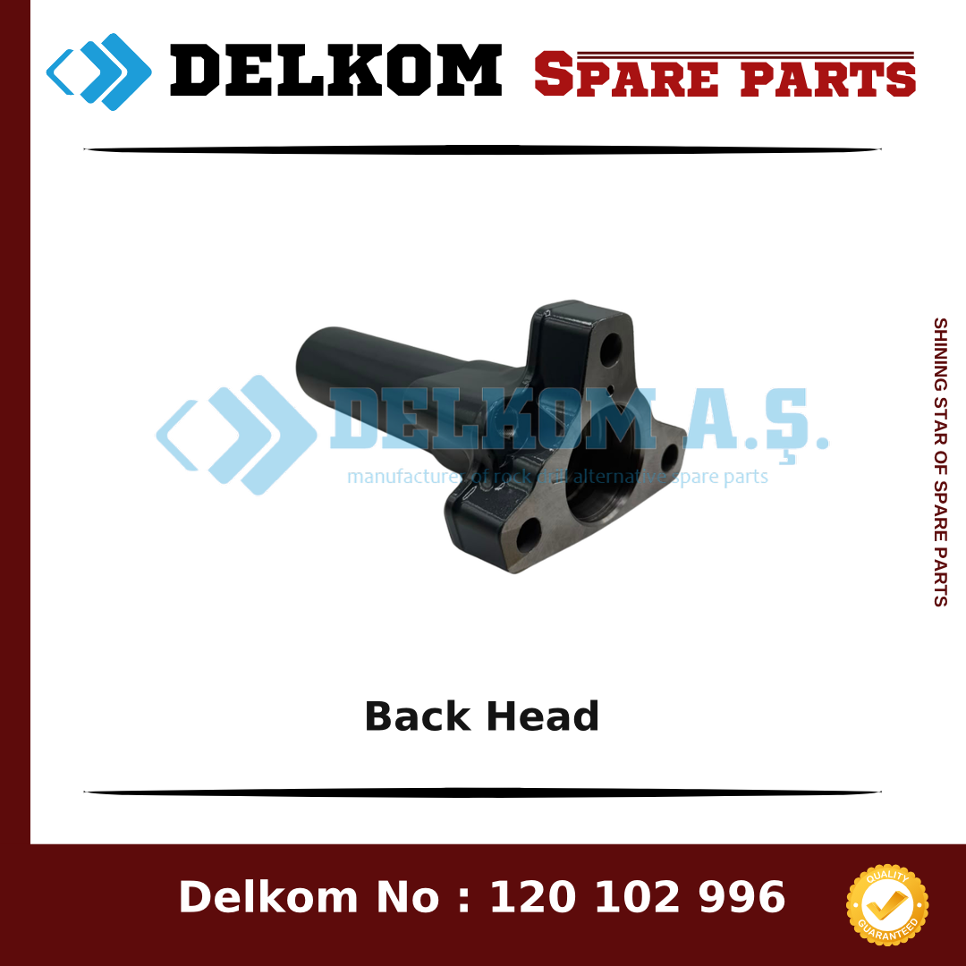 Epiroc Back Head 3115 6004 37 - Drill Rig & Rock Drill Drifters Spare Parts Epiroc Back Head spare part, OEM 3115 6004 37