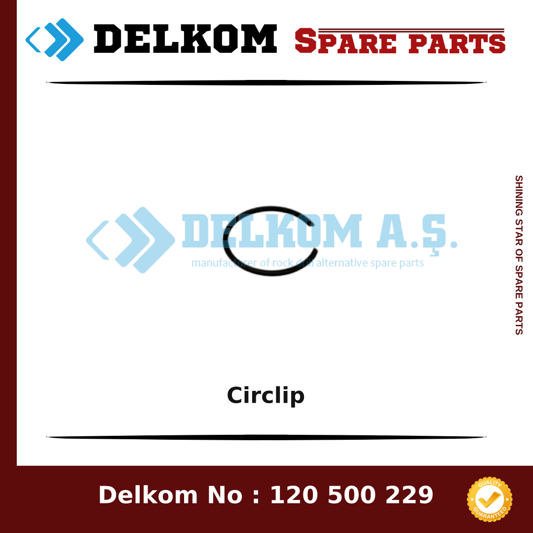 Epiroc Circlip 3222 3264 62 - Drill Rig & Rock Drill Drifters Spare Parts Epiroc Circlip spare part, OEM 3222 3264 62